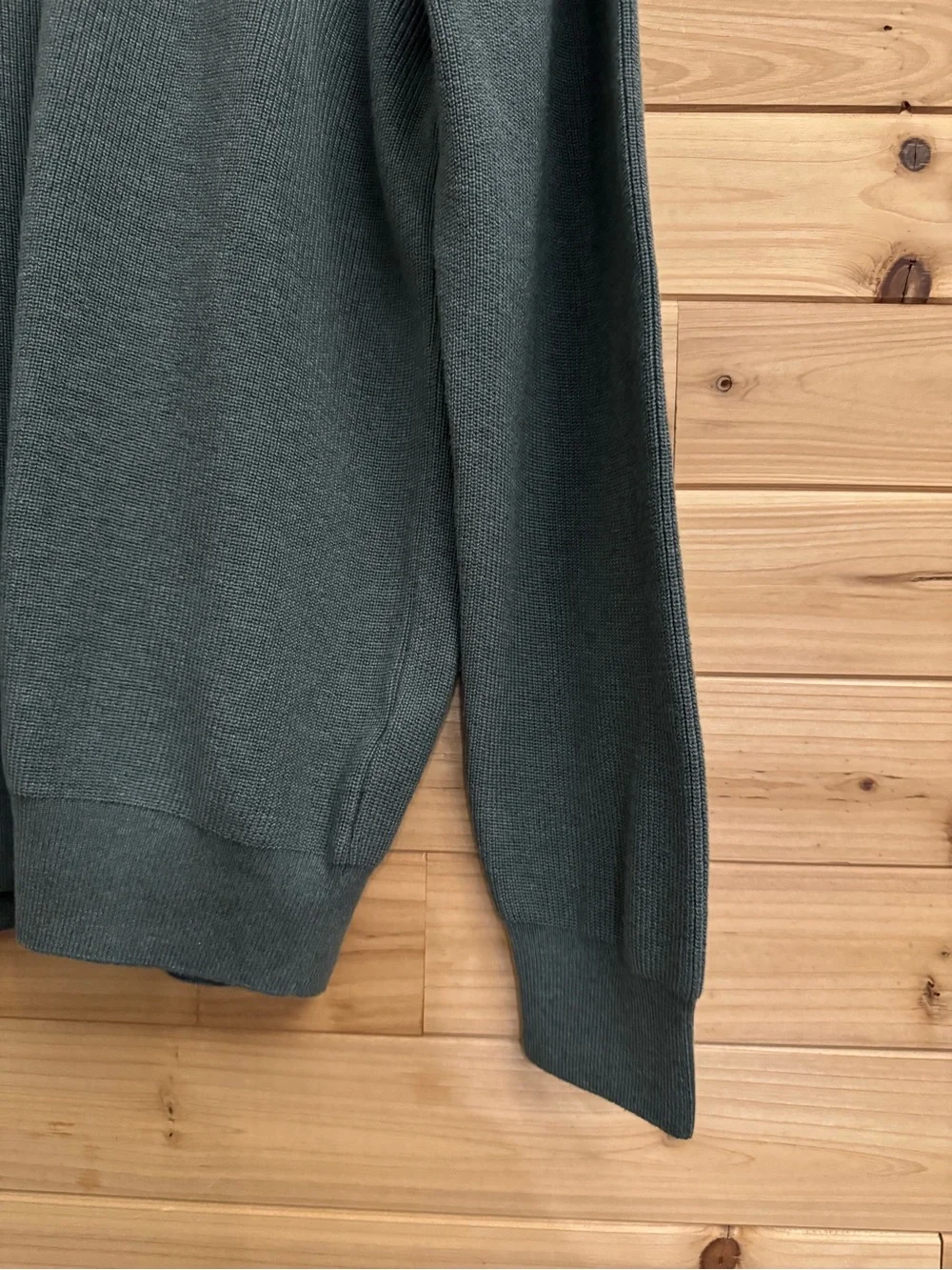 NWT American Heritage Large Gray Green Quarter Zip Pullover Sweater